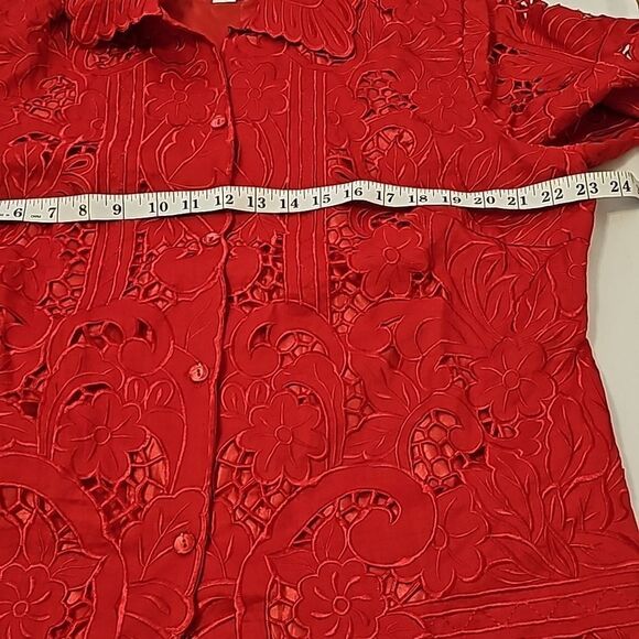 Lino usa eyelet jacket xl - Picture 5 of 10